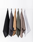Linen Kitchen Towel in Earth Colours