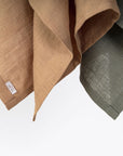 Linen Kitchen Towel in Earth Colours