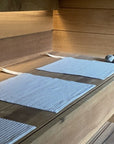 Linen Sauna Seat Cover 38 x 38 cm