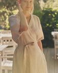 Linen Vine Dress - Melange
