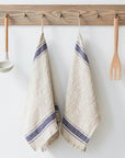 Vintage Linen Kitchen Towel Stripe