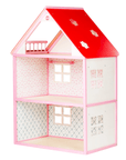 White Two Storey Wooden Dollhouse