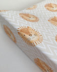 Anti-Roll Wedge Changing Mat - Lion Print
