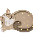 Cat Lamp for Children Room with Warm Night Light