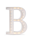 Letter B Pinewood Night Light
