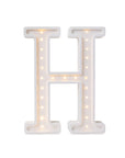 Letter H Night Light Lamp for Kids