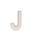 Letter J Night Light Lamp with Gentle Glow