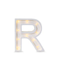 Letter Lamp R with Dimmer and Timer