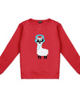 Womens No Drama Llama Sweatshirt
