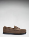 Boat Loafers, light brown leather
