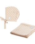 LOVE Gift Set For Baby - Blanket and Bonnet