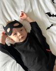 Fun Bat Costume Set for Kids with Winged Shirt and Organic Cotton Mask - Halloween and Carnival Outfit Sizes 80-128 by Toby Tiger at brixbailey.com