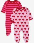 Sustainable Baby Bodysuits with Fun Apple Print - Organic Cotton, Snaps & Eco-Friendly by Toby Tiger at brixbailey.com