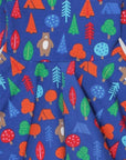 Premium skater dress with long sleeves and bear print in soft certified organic cotton, practical snap buttons, eco-friendly dyes by Toby Tiger at brixbailey.com