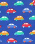 Fun and Stylish Organic Cotton Long-Sleeve Shirt with Car Print for Kids, Soft GOTS-Certified Fabric, Practical Snap Buttons by Toby Tiger at brixbailey.com