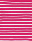 Soft Pink and White Striped Organic Cotton Shirt with Snap Buttons, GOTS Certified, Eco-Friendly Dye, Machine Washable by Toby Tiger at brixbailey.com