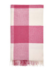 Lucy's Raspberry Checker Throw
