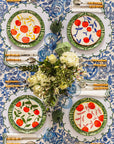 Lunch Plates Twig Oranges - Set of 4