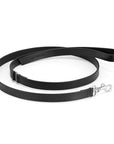 Classic Black Leather Dog Leash