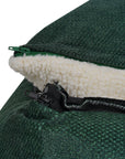 THE RICHMOND | LUXURY GREEN BOLSTER DOG BED