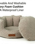 THE COTSWOLD | LUXURY HIGH WALL BOUCLE DOG BED