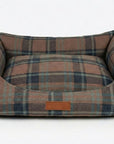 THE MARLOW | LUXURY TARTAN BOLSTER DOG BED