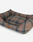 THE MARLOW | LUXURY TARTAN BOLSTER DOG BED