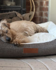 THE LINCOLN | LUXURY TWEED BOLSTER DOG BED