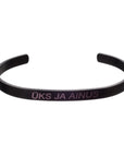 Men's Custom Message Bracelet