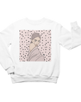 Unisex Crewneck Sweatshirt with Playful Maddy Artwork