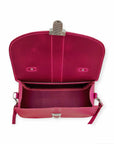 Olympia Handmade Leather Bag - Magenta