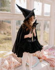 Enchanting Black Riding Hood Cape Costume