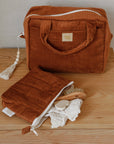 Chic Caramel Makeup Bag Set