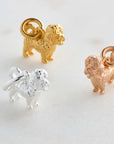 Maltipoo Silver Dog Charm