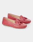 Caviúna Pink Calf Leather Tassel Loafers – Flat