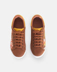 Embroidered Suede Sneakers for Women