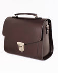 Executive Handmade Leather Sugarcube Grande - Marsala Red