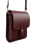 Handmade Leather Festival Phone Bag - Marsala Red
