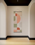 Retro Block Shape Tapestry