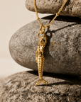 Maxi Mermaid Gold Necklace - Zennor