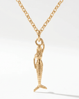 Maxi Mermaid Gold Necklace - Zennor