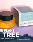 Meadow Flower Balm-to-Milk Cleanser – Gentle & Nourishing by Usva Cosmetics at www.brixbailey.com