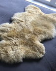 Premium organic baby sheepskin rug, hypoallergenic medical grade, 100% vegetable tanned, long luxurious fur, sustainable free-range wool by Wildash London at brixbailey.com
