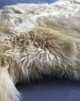 Premium natural baby sheepskin, hypoallergenic and therapeutic, 100% vegetable tanned, long fur, medical grade, sustainable luxury by Wildash London at brixbailey.com