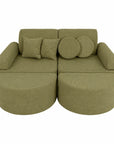 Medium Modular Sofa for Kids - Slimcord Lime Plus