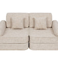 Medium Modular Sofa for Kids in Marshmallow Beige