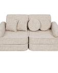 Medium Modular Sofa for Kids in Marshmallow Beige