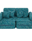 Medium Modular Sofa for Kids - Tangle Lagoon Blue