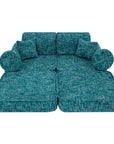 Medium Modular Sofa for Kids - Tangle Lagoon Blue