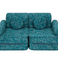 Medium Modular Sofa for Kids - Tangle Lagoon Blue